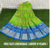 PSDHFSLG4V01SIDC02- Free Size Ikat Silk Lehenga