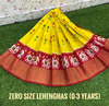 PSDHZSLG4V13ITDC17- Zero size Ikat silk lehenga