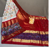 PSRGKBRS4D28FSDC02- Kanchi border Ikat silk saree