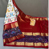 PSRGKBRS5J02FSDC15- Kanchi border Ikat silk saree