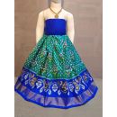 PGMRZSLG5F18IBDC10- Zero Size Ikat Silk Lehenga