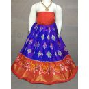 PGMRZSLG5F18IBDC31- Zero Size Ikat Silk Lehenga