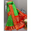 PSNTKBRS5F20DSCD08- Kanchi border Ikat silk saree