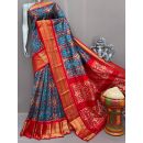 PSNTKBRS5F20DSCD23- Kanchi border Ikat silk saree