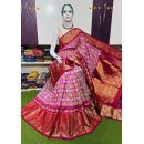 PSRGKBRS5F22FSDC10- Kanchi border Ikat silk saree