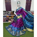 PSRGIDSS5F21BBCC27- Ikat silk saree