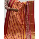 PTISIDSS5F22BBDD13- Ikat silk saree