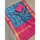 PGMRSDST5F26FSCD37- Ikat Silk dupatta with Ikat sico top