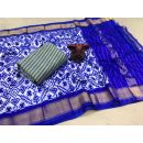 PGMRSDST5F26FSCD69- Ikat Silk dupatta with Ikat sico top