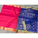 PGMRIDSS5F11XSDD15- Ikat Dupion silk saree