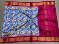 PSSIISDP5M10ECDC28- Ikat silk dupatta