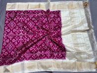 PSSIISDP5M10ECDC29- Ikat silk dupatta