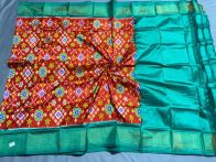 PSSIISDP5M10ECDC34- Ikat silk dupatta