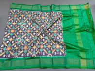 PSSIISDP5M10ECDC38- Ikat silk dupatta