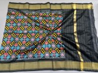 PSSIISDP5M10ECDC39- Ikat silk dupatta