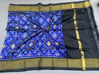 PSSIISDP5M10ECDC49- Ikat silk dupatta