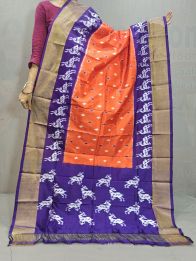 PGMRISDP5M04ECCD12- Ikat silk dupatta