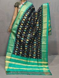 PGMRISDP5M04ECCD29- Ikat silk dupatta