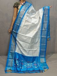 PGMRISDP5M04ECCD31- Ikat silk dupatta