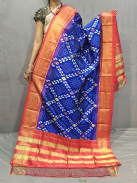 PGMRISDP5M04ECCD33- Ikat silk dupatta