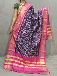 PGMRISDP5M04ECCD36- Ikat silk dupatta