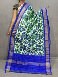 PGMRISDP5M04ECCD42- Ikat silk dupatta