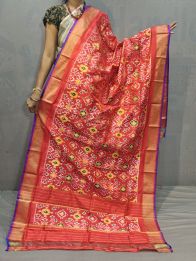 PGMRISDP5M04ECCD54- Ikat silk dupatta