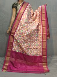 PGMRISDP5M04ECCD61- Ikat silk dupatta