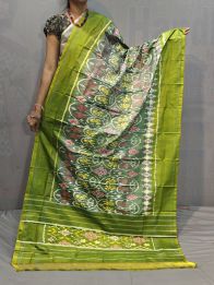 PGMRISDP5M04ECCD63- Ikat silk dupatta