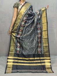 PGMRISDP5M04ECCD66- Ikat silk dupatta