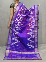 PGMRISDP5M04ECCD68- Ikat silk dupatta