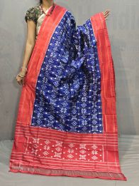 PGMRISDP5M04ECCD74- Ikat silk dupatta