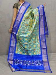 PGMRISDP5M04ECCD76- Ikat silk dupatta