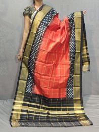 PGMRISDP5M04ECCD80- Ikat silk dupatta