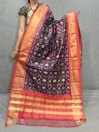 PGMRISDP5M04ECCD83- Ikat silk dupatta