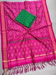 PSSISCDT5M07EFDC14- Ikat Sico dupatta with Ikat sico top