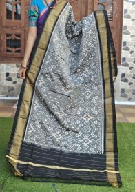 PGMRISDP5M04ECCD17- Ikat silk dupatta