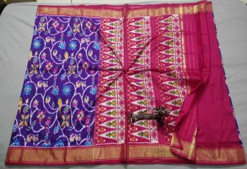 PALUIDSS5F14ISDD06- Ikat silk saree