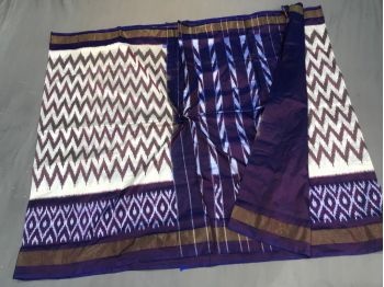 PGMRILWS5F14XEDC26- light weight Ikat silk saree