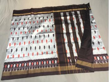 PGMRILWS5F14XEDC41- light weight Ikat silk saree