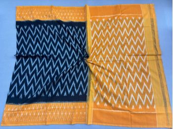 PSSIICTS5F16INCD03- Ikat cotton saree