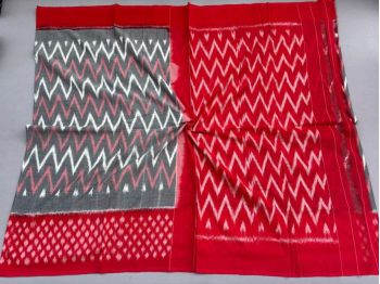 PSSIICTS5F16INCD05- Ikat cotton saree