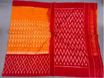 PSSIICTS5F16INCD06- Ikat cotton saree