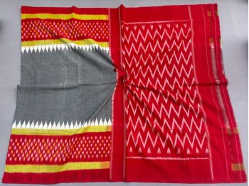 PSSIICTS5F16INCD08- Ikat cotton saree