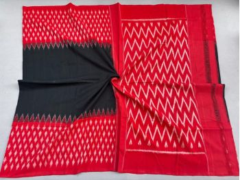 PSSIICTS5F16INCD10- Ikat cotton saree