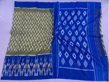 PSSIICTS5F16INCD12- Ikat cotton saree