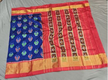 PGMRIDSS5F21BBCD06- Ikat silk saree