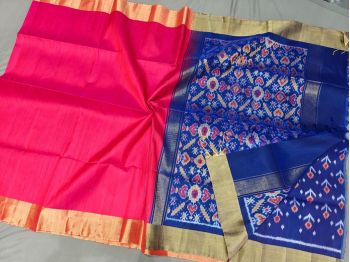 PGMRIDSS5F22XSCC03- Ikat Dupion silk saree