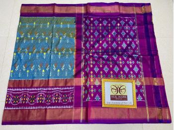 PPHSIDSS5F22BDCD12- Ikat silk saree