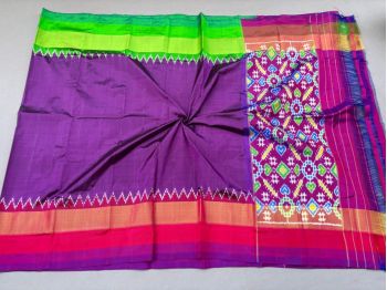 PSSIISDP5F223ECCD04- Ikat silk dupatta